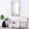 Picture of ANTQ GOLD BAMBOO MTL MIRROR