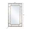 Picture of ANTQ GOLD BAMBOO MTL MIRROR