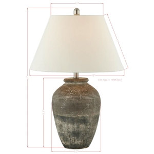 Picture of KELLEN DISTRESS TABLE LAMP