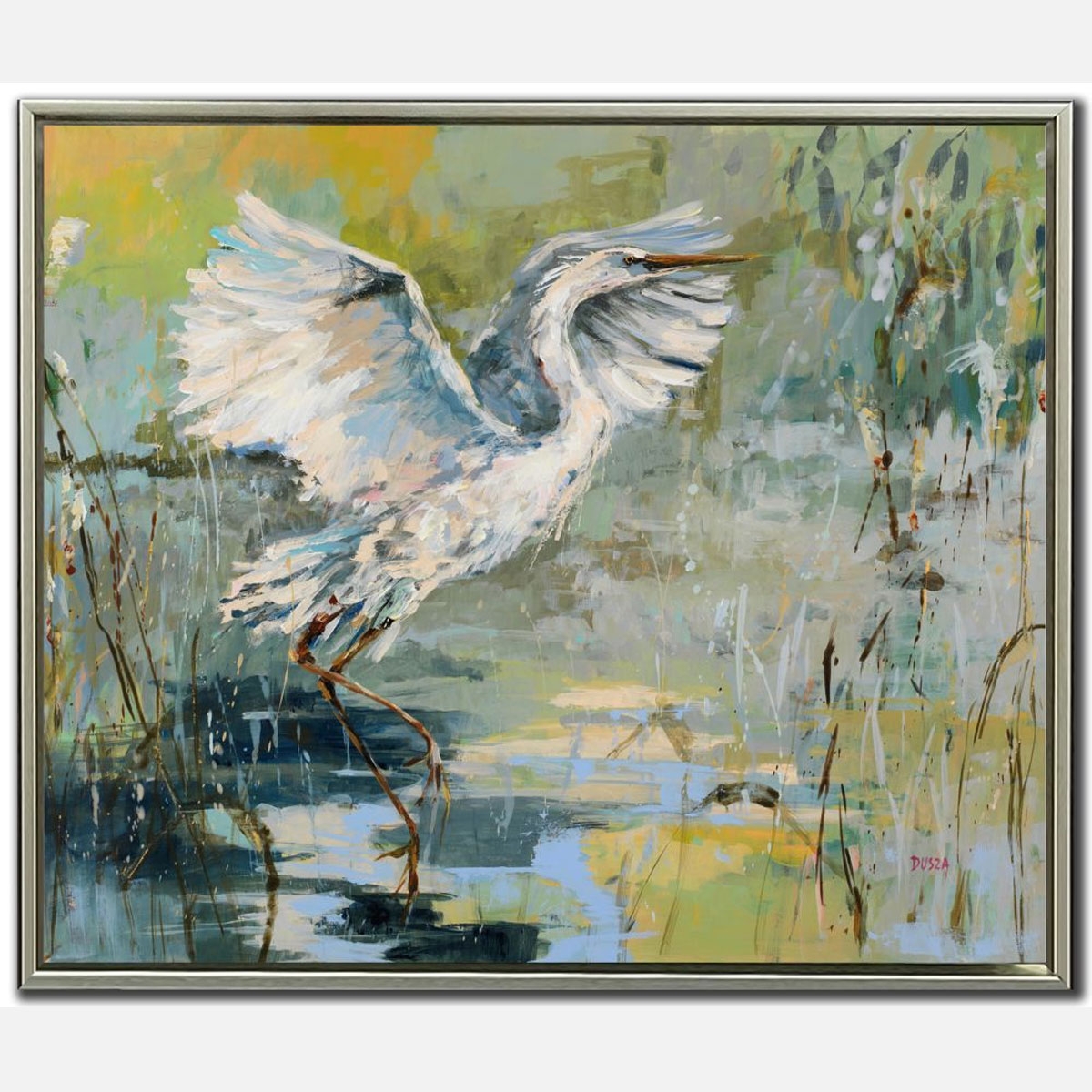 Picture of SHORELINE BIRD I FRAMED ART