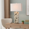 Picture of BALI CREAM LEAF CUTOUT LAMP