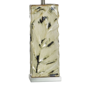 Picture of BALI CREAM LEAF CUTOUT LAMP