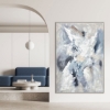 Picture of GLACIAL DREAM BLUE ABSTRACT