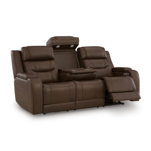 Picture of KNIGHTINGTON SOFA W/ AUDIO IN BROWN