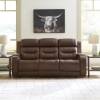 Picture of KNIGHTINGTON SOFA W/ AUDIO IN BROWN