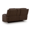 Picture of KNIGHTINGTON LOVESEAT W/ AUDIO & CONSOLE IN BROWN