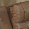 Picture of KNIGHTINGTON LOVESEAT W/ AUDIO & CONSOLE IN CARAMEL