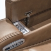 Picture of KNIGHTINGTON LOVESEAT W/ AUDIO & CONSOLE IN CARAMEL