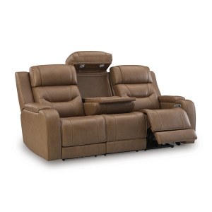 Picture of KNIGHTINGTON SOFA W/ AUDIO IN CARAMEL