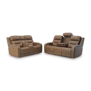 Picture of KNIGHTINGTON SOFA W/ AUDIO IN CARAMEL