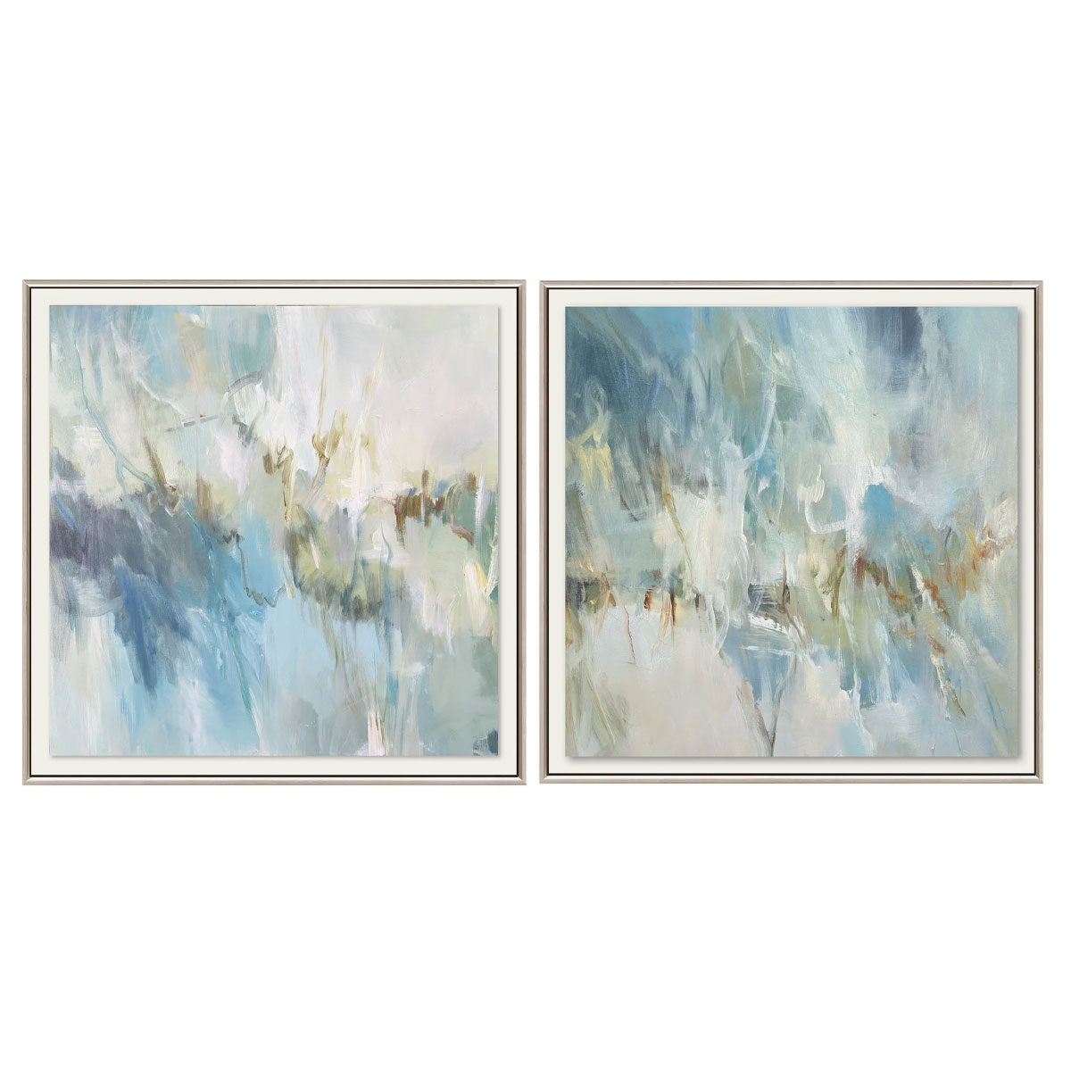 Picture of ANDABAR S/2 BLUE ABSTRACT ART