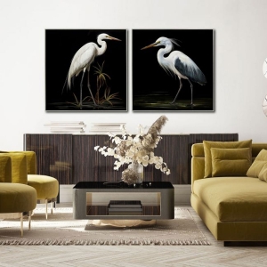Picture of MIDNIGHT HERON I ART