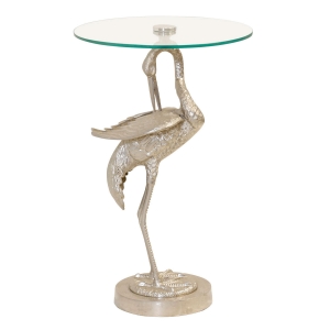 Picture of SILVER CRANE SIDE TABLE