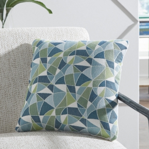 Picture of SEANOW TURQ/GRN GEO PILLOW