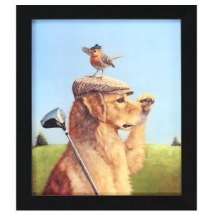 Picture of LOST BALL DOG/GOLF ART