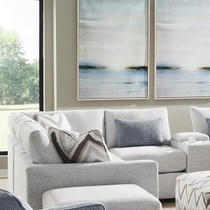 Picture of QUEEN ANN 5PC SECTIONAL W/CONS