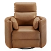 Picture of RADIUS LTHR SWGL RECL CARAMEL