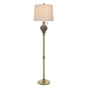 Picture of SOOT GOLD POLY FLOOR LAMP