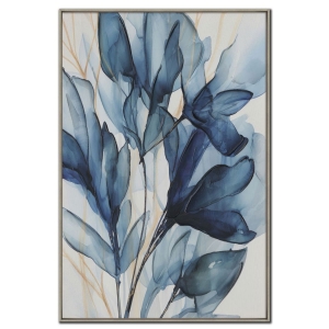 Picture of FLORAL INDIGO ELEGANCE S/2 ART