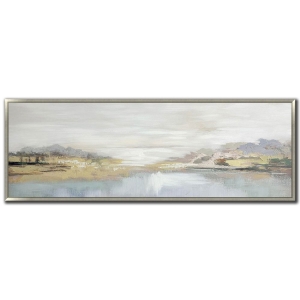 Picture of MISTY LAKE LANDSCAPE ART