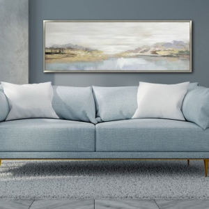 Picture of MISTY LAKE LANDSCAPE ART