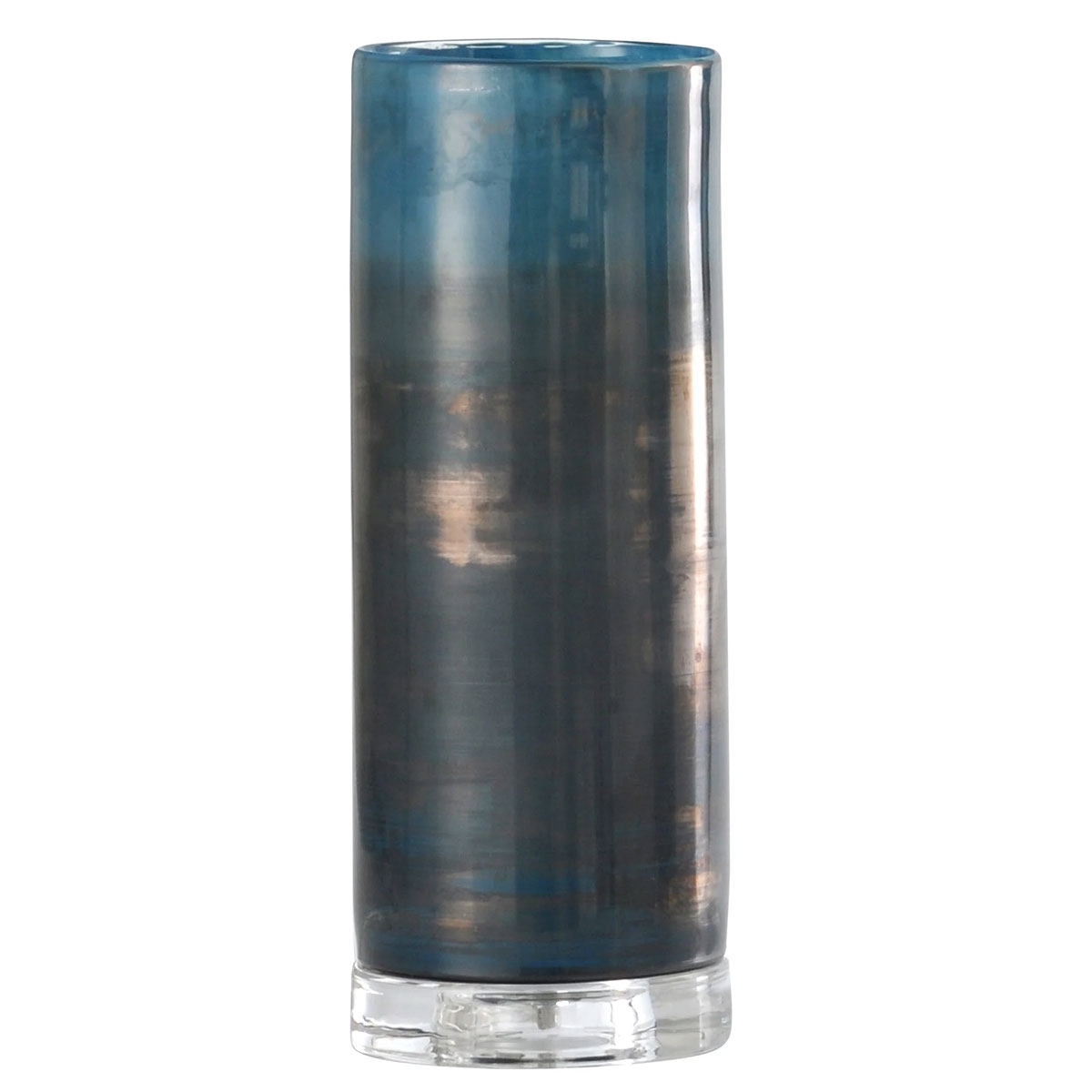 Picture of BRONZE/TEAL ART GLS UPLIGHT