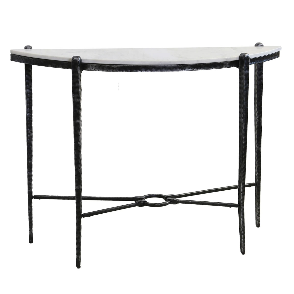 Picture of MARBLE DEMI LUNE CONSOLE TABLE