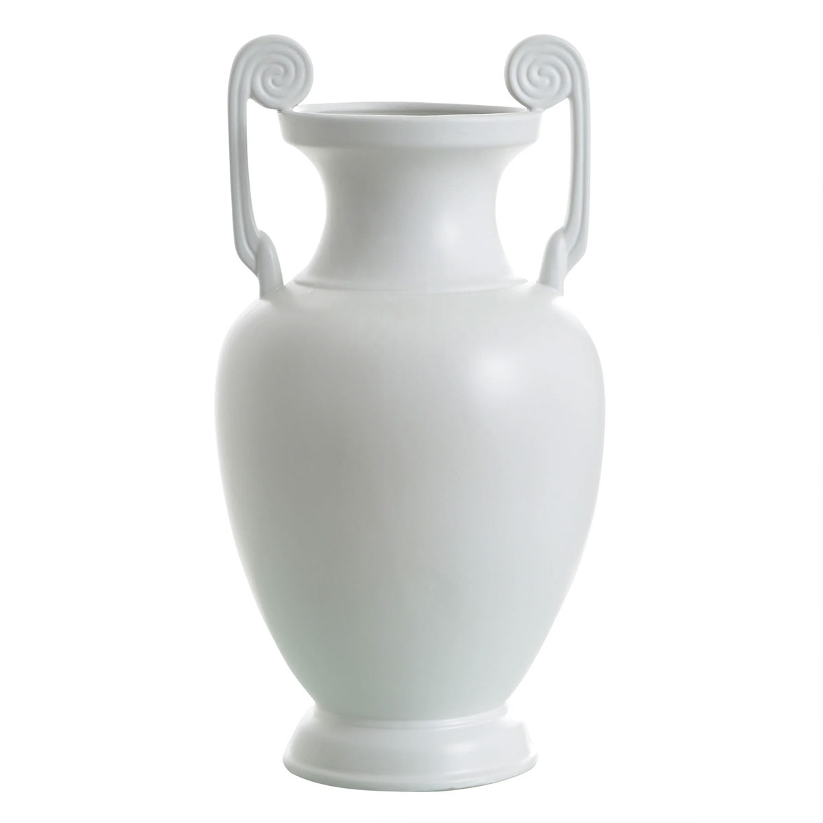 Picture of WHITE BISQUE DBL HNDL VASE