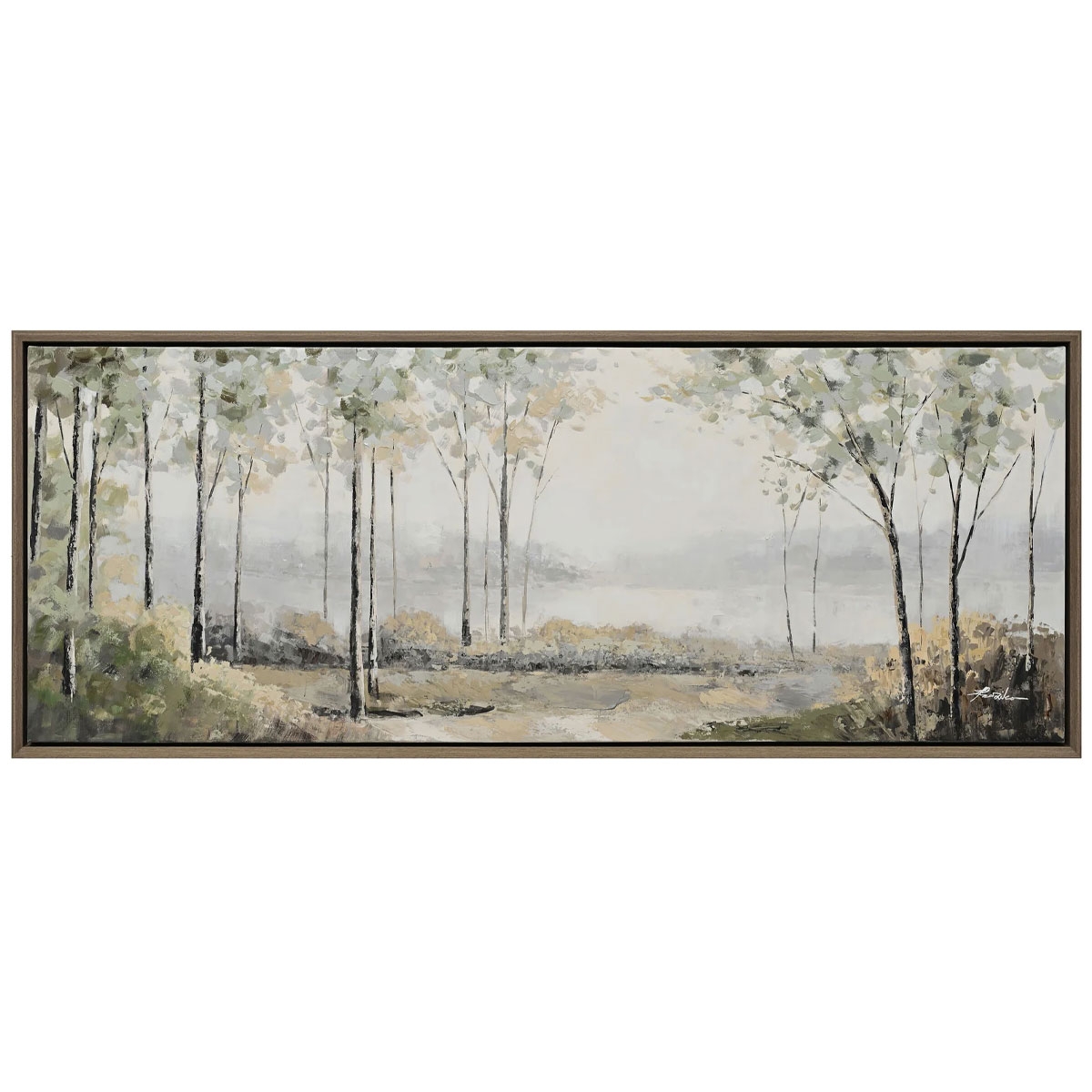 Picture of LAKESIDE LANDSCAPE FRAMED ART