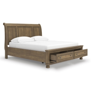 Picture of KENLEY HONEY KING SLEIGH BED W/ STORAGE