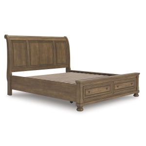 Picture of KENLEY HONEY KING SLEIGH BED W/ STORAGE