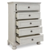 Picture of KENLEY WHT SM 5 DRAWER CHEST