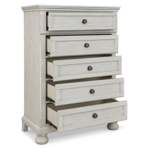 Picture of KENLEY WHT SM 5 DRAWER CHEST