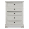 Picture of KENLEY WHT SM 5 DRAWER CHEST