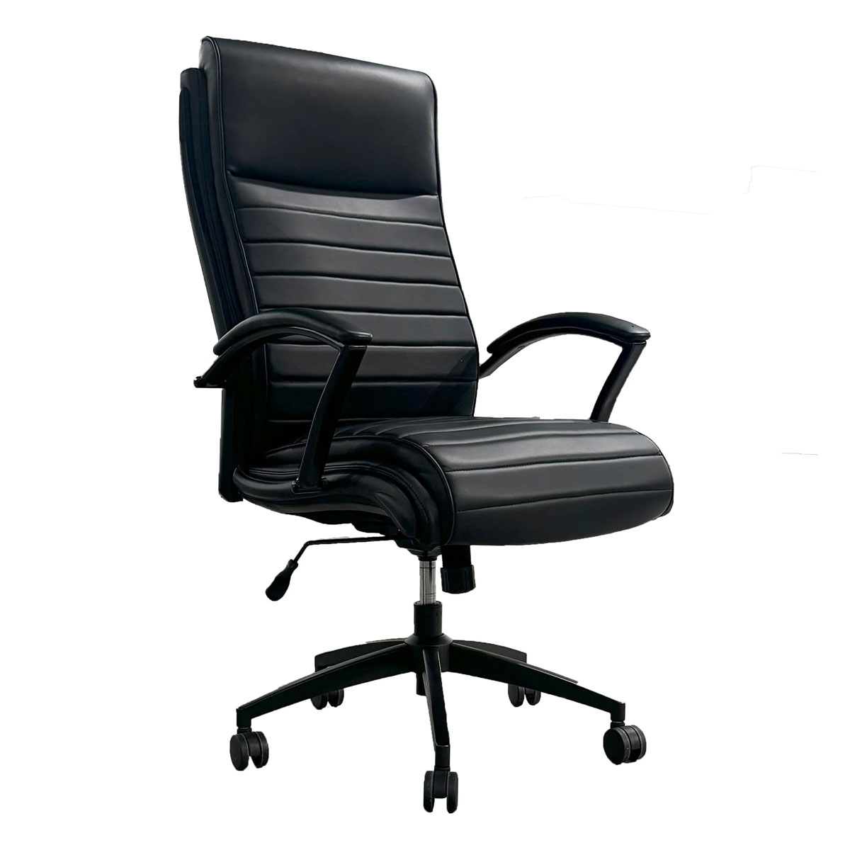 Picture of 370 LEATHER DESK CHAIR BLACK