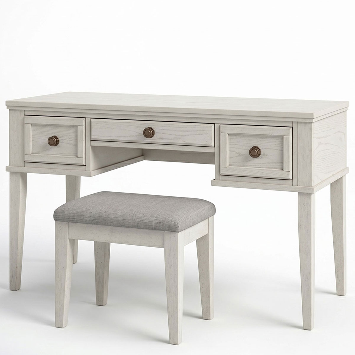 Picture of KENLEY WHT VANITY W/STOOL