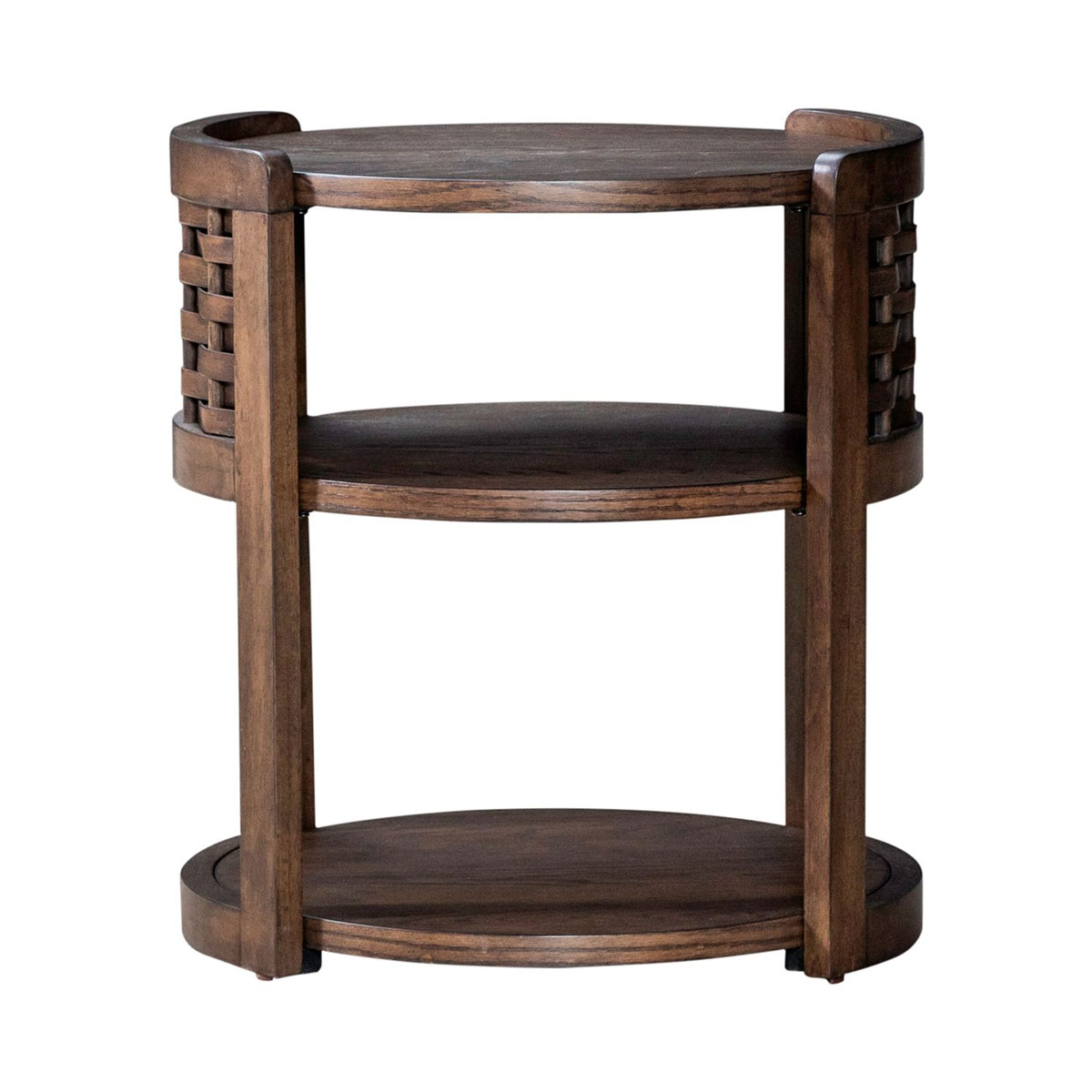 WARREN PARK ROUND CHAIRSIDE TABLE by Liberty