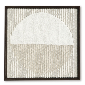 Picture of BACHARD TAN/WHT WALL ART