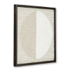 Picture of BACHARD TAN/WHT WALL ART