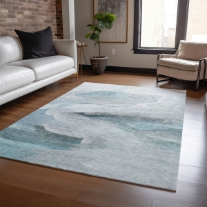 Picture of RAVENNA 11 TEAL 8X10 RUG