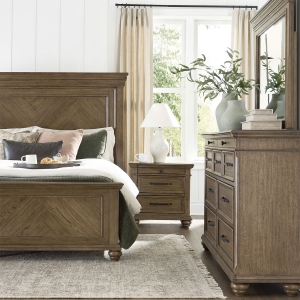 Picture of KARALLIN QUEEN PANEL BED