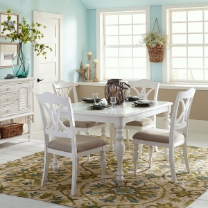 Picture of SUMMER HOUSE WH 5PC RECT DINE