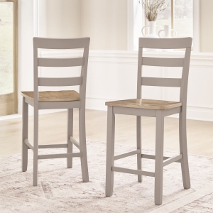 Picture of HARPERFELD NAT/GREY CNT STOOL