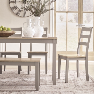 Picture of HARPERFELD NAT/GREY 6PC DIN W/