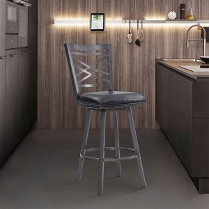 Picture of FARGO BLACK/MINERAL BAR STOOL