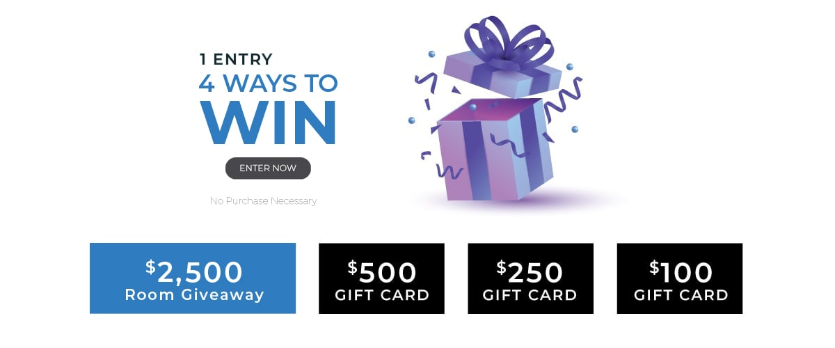 Click to enter our giveaways!