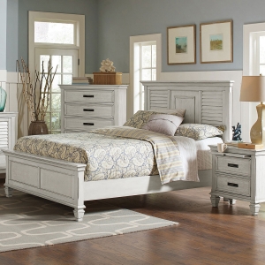 Picture of NASSAU WHITE PANEL BED