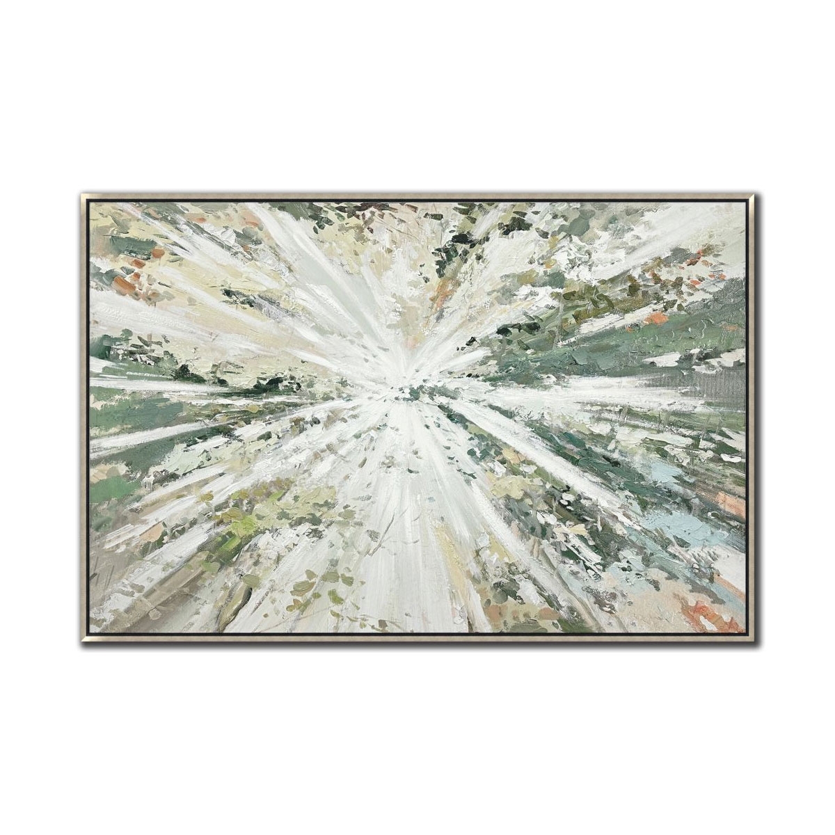 Picture of VERDANT GRN ABST RADIANCE ART