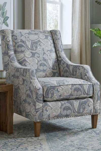 Duval Denim Accent Chair