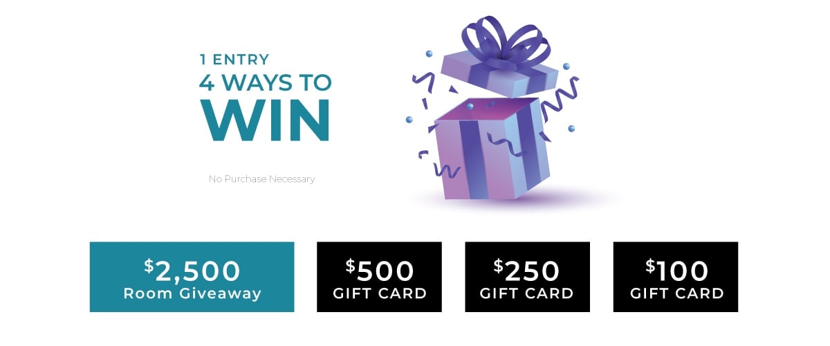 $2500 Room Giveaway!